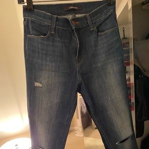 JBrand Alana high rise cropped denim